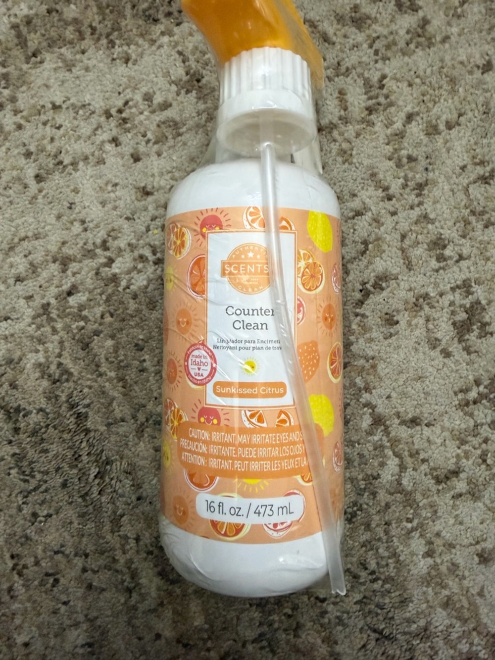 Scentsy Counter Clean in Sunkissed Citrus - Orange & Yellow